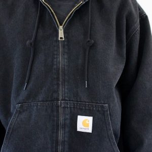 Carhartt Wip OG Active Jacket Black Stone Washed