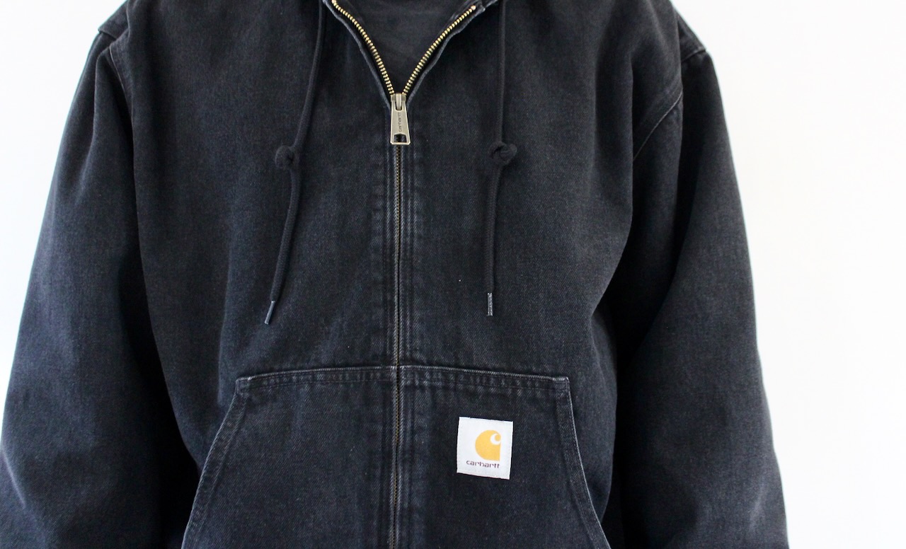 Carhartt Wip OG Active Jacket Black Stone Washed