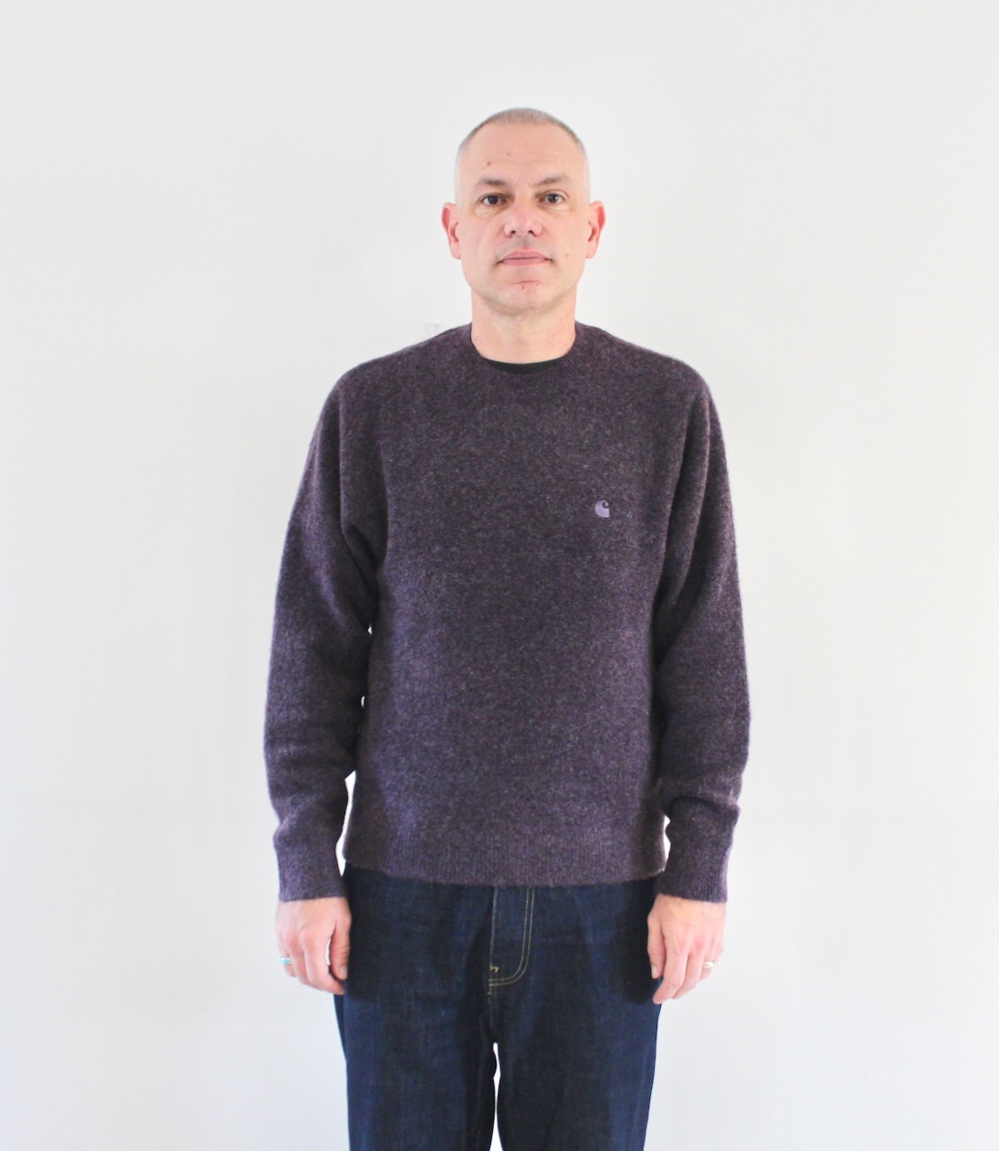 Carhartt Wip Curtis Sweater Tangled Shady Purple