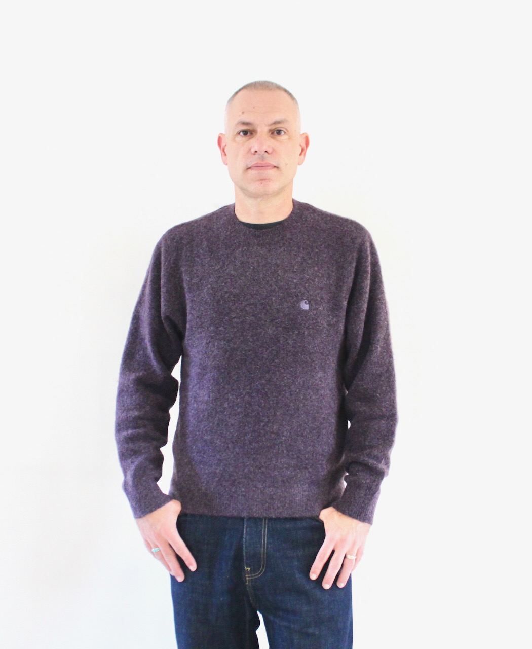Carhartt Wip Curtis Sweater Tangled Shady Purple