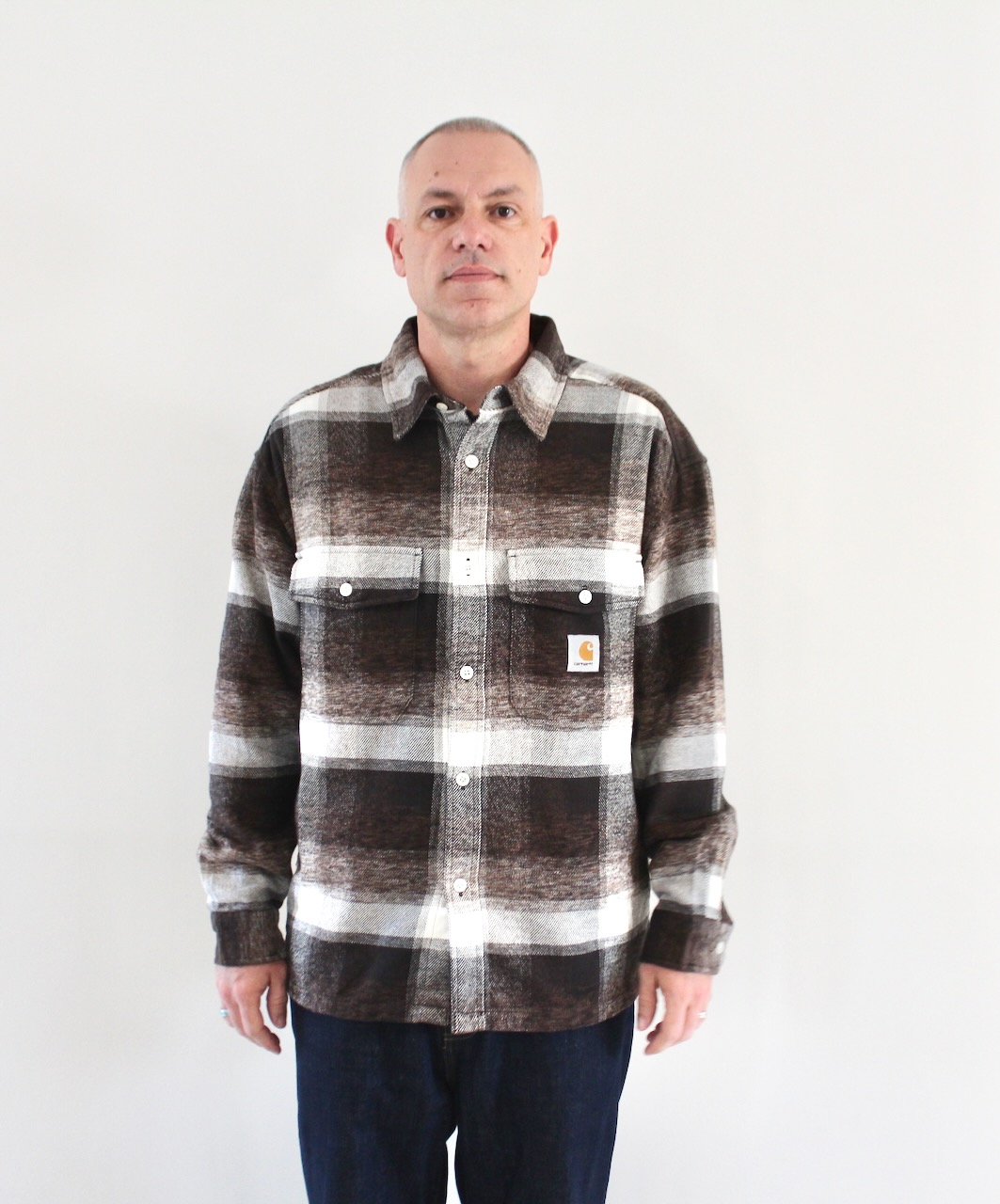 Carhartt Wip Esterson Shirt L/S Esterson Check Tobacco