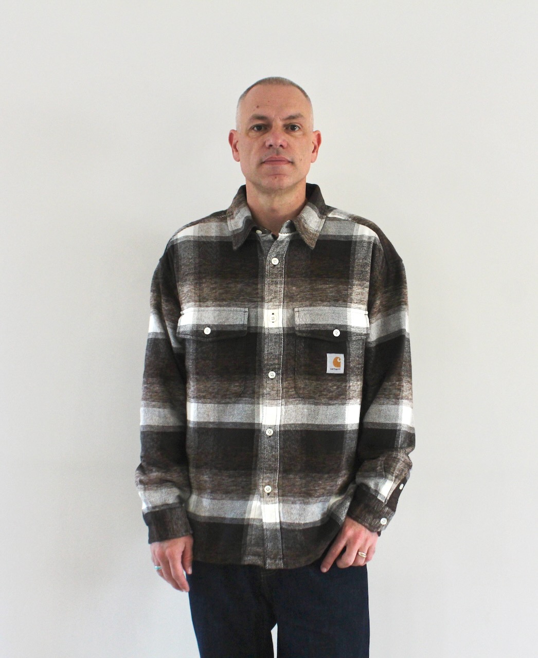 Carhartt Wip Esterson Shirt L/S Esterson Check Tobacco