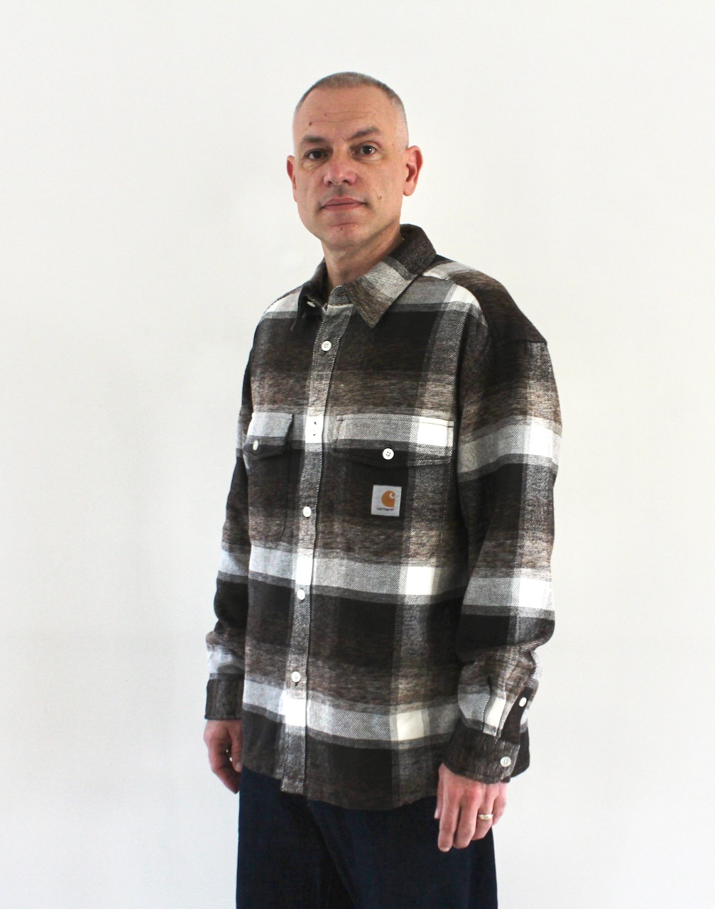 Carhartt Wip Esterson Shirt L/S Esterson Check Tobacco