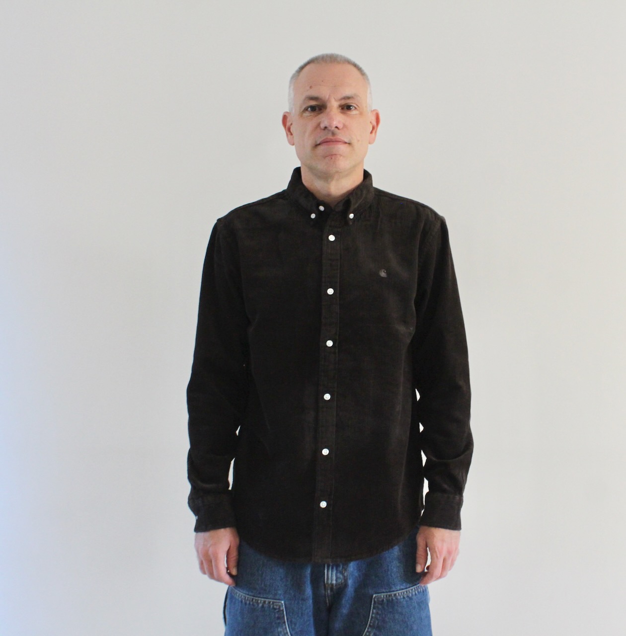 Carhartt Wip Madison Cord Shirt LS Tobacco