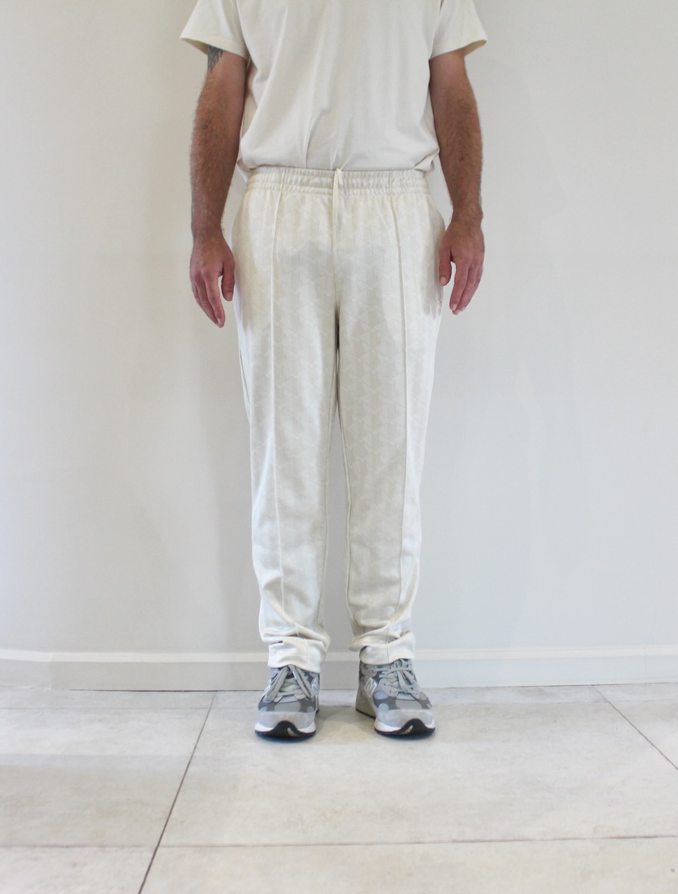 Lacoste Track Pant Monogramme Farine