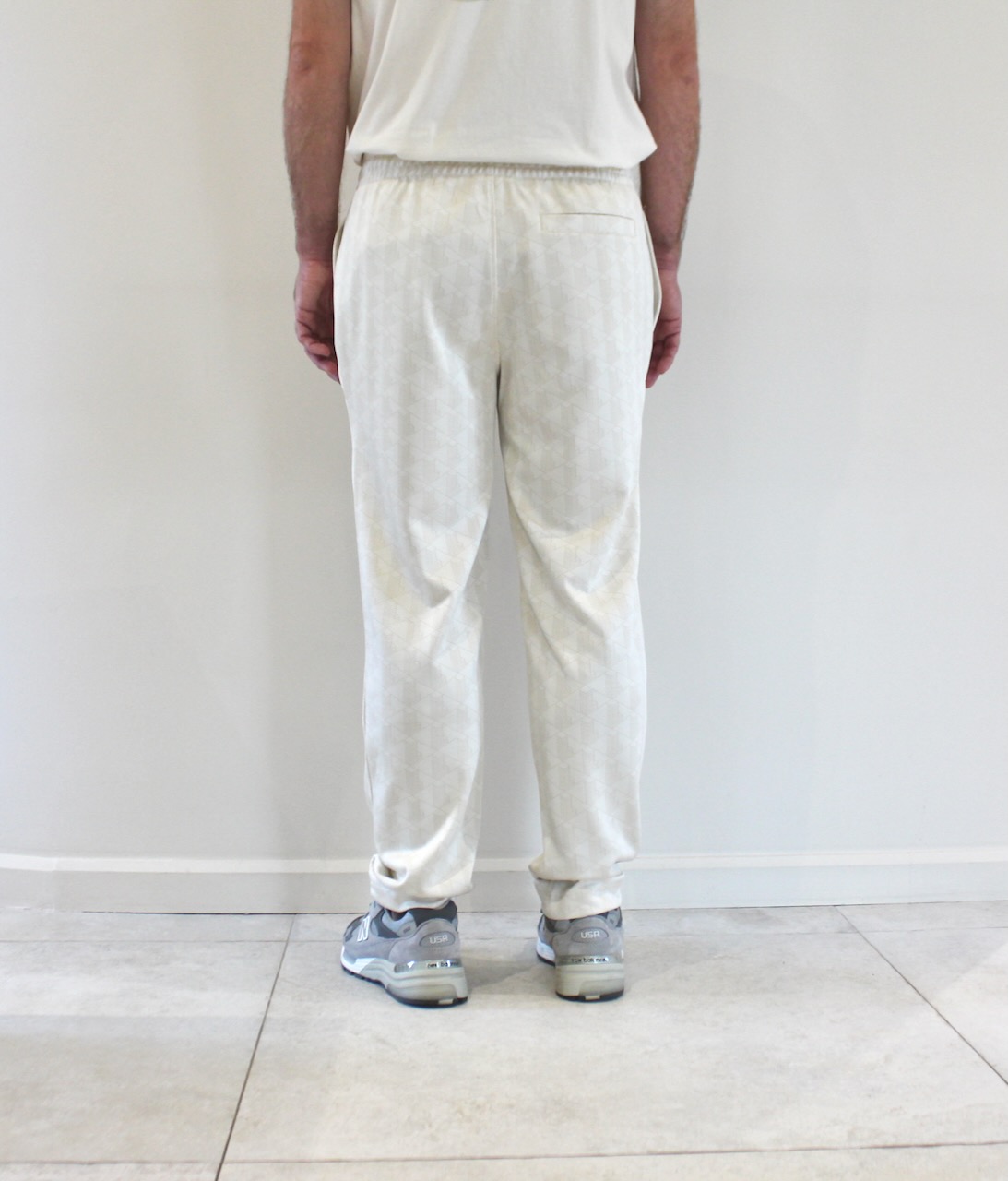 Lacoste Track Pant Monogramme Farine
