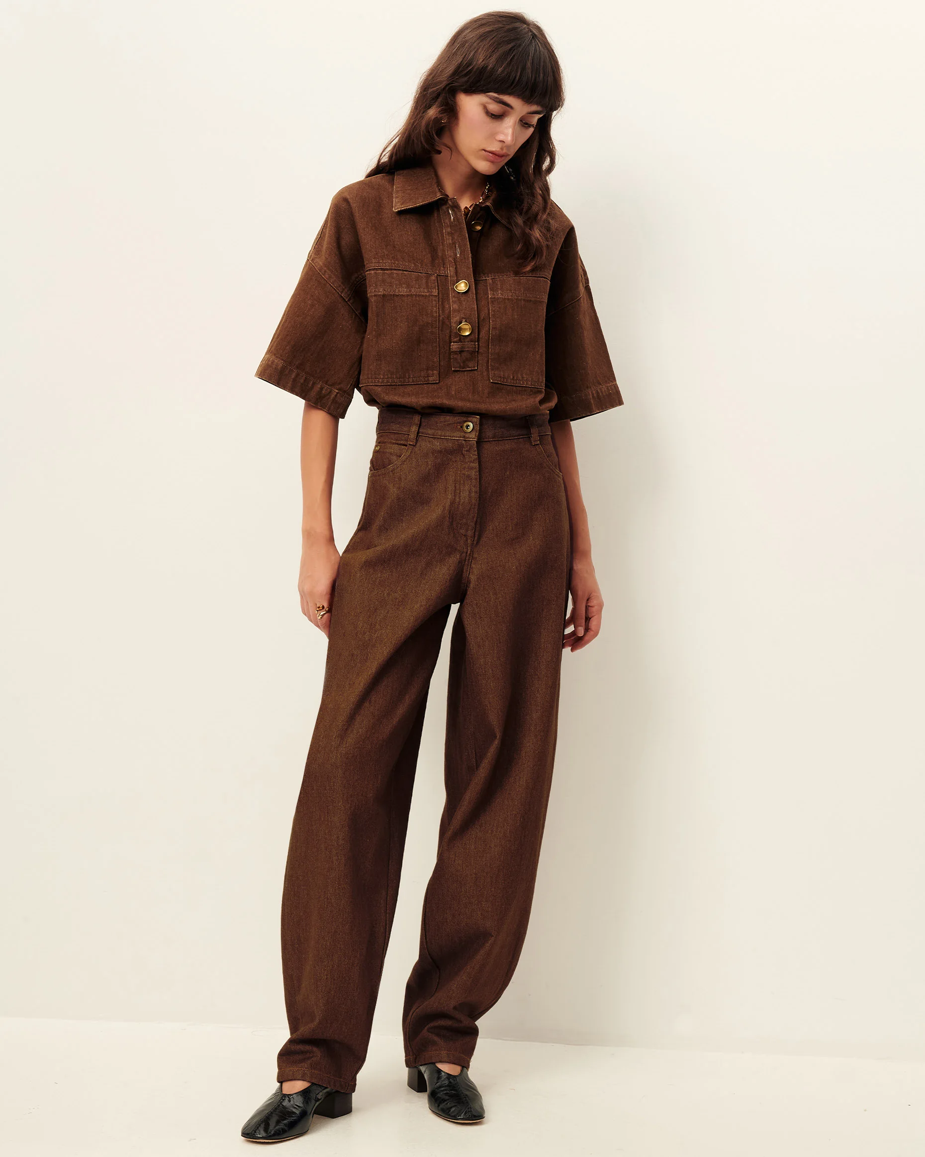 Sessun Kart Pantalon Barel Baobab