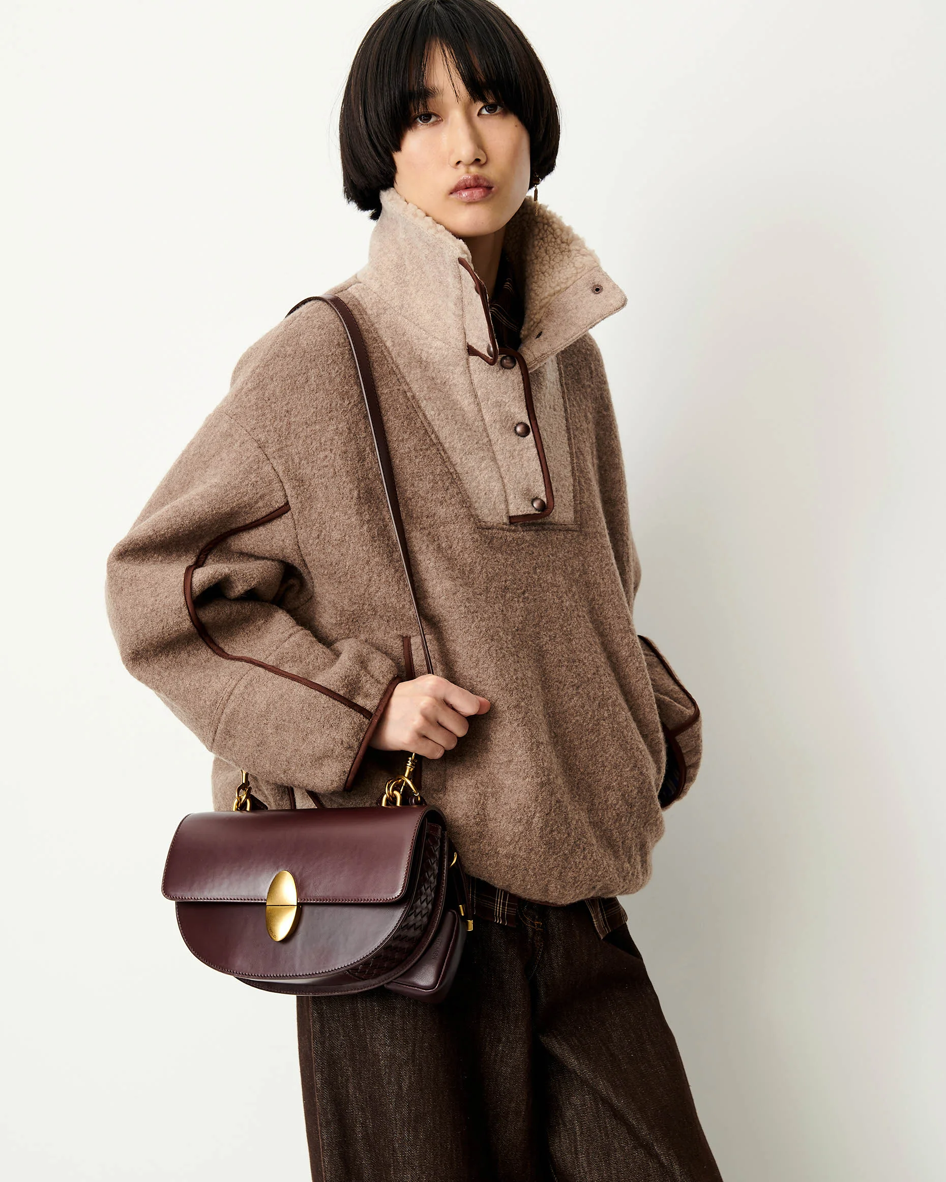 Sessun Nostelle Pea Jacket Sweat Silroc