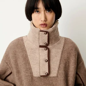 Sessun Nostelle Pea Jacket Sweat Silroc