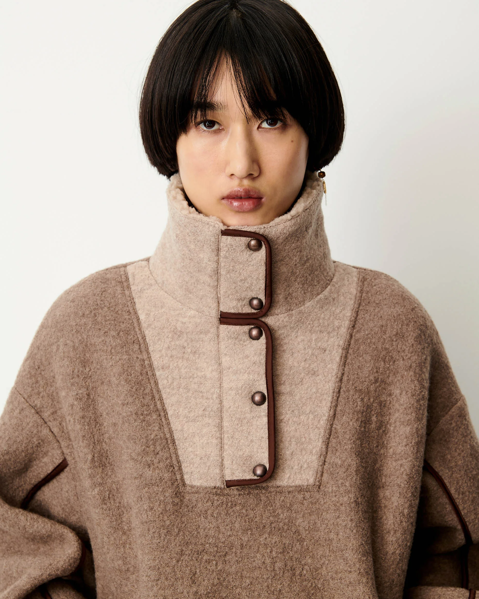 Sessun Nostelle Pea Jacket Sweat Silroc