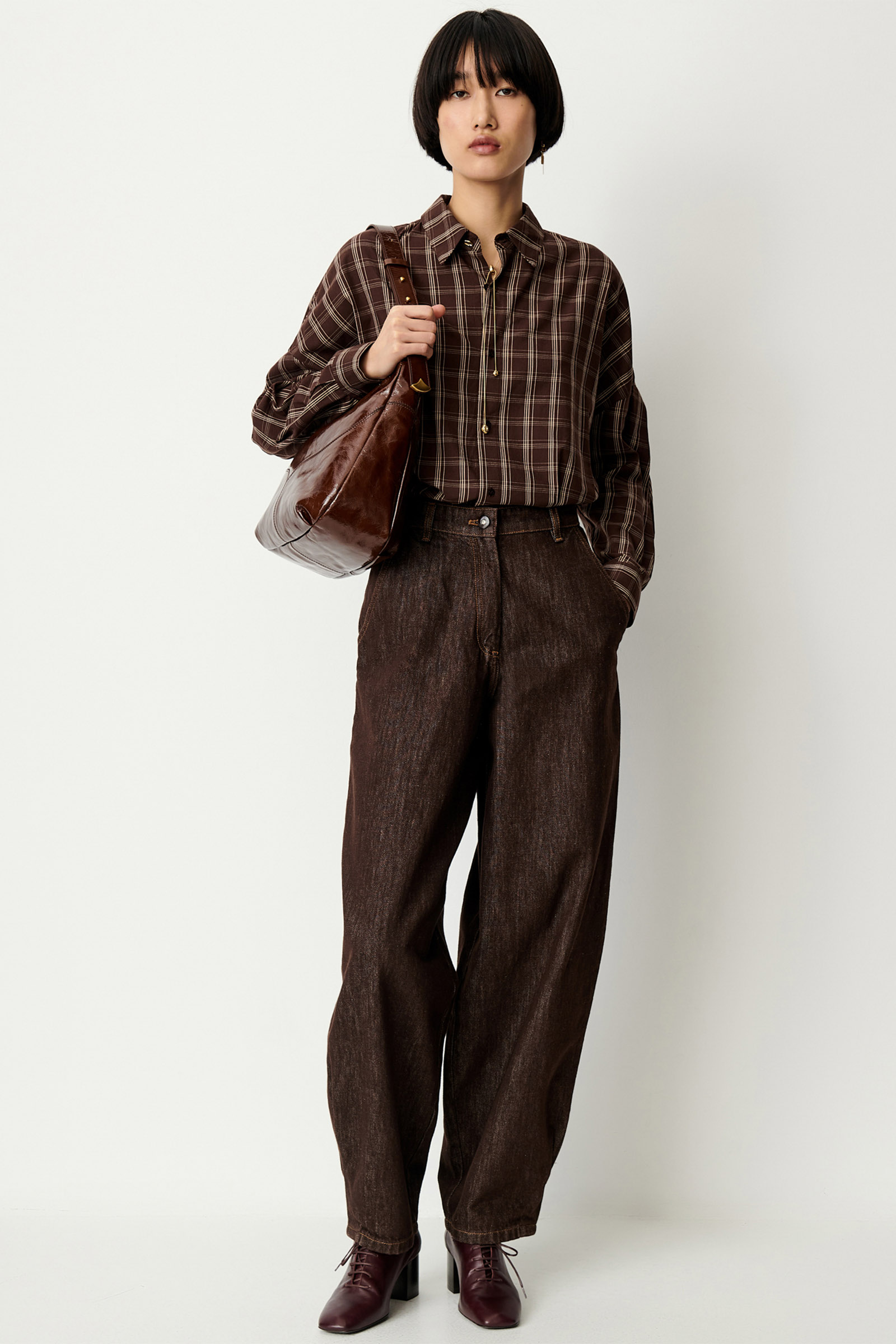 Sessun Booklyn Darted Shirt Mokalatte