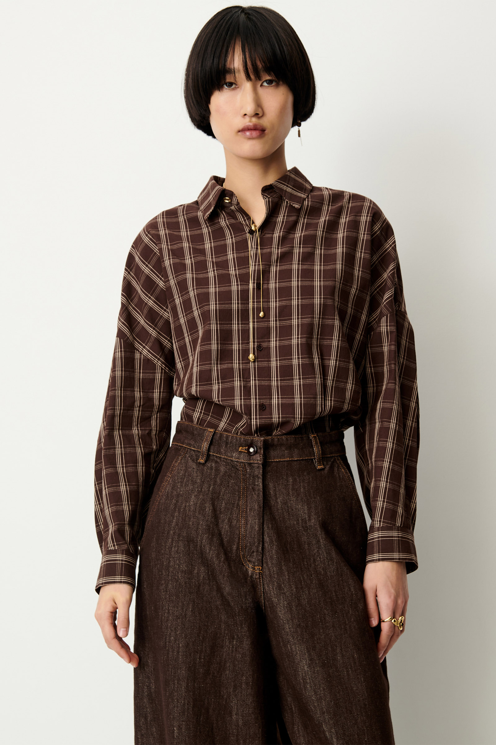 Sessun Booklyn Darted Shirt Mokalatte