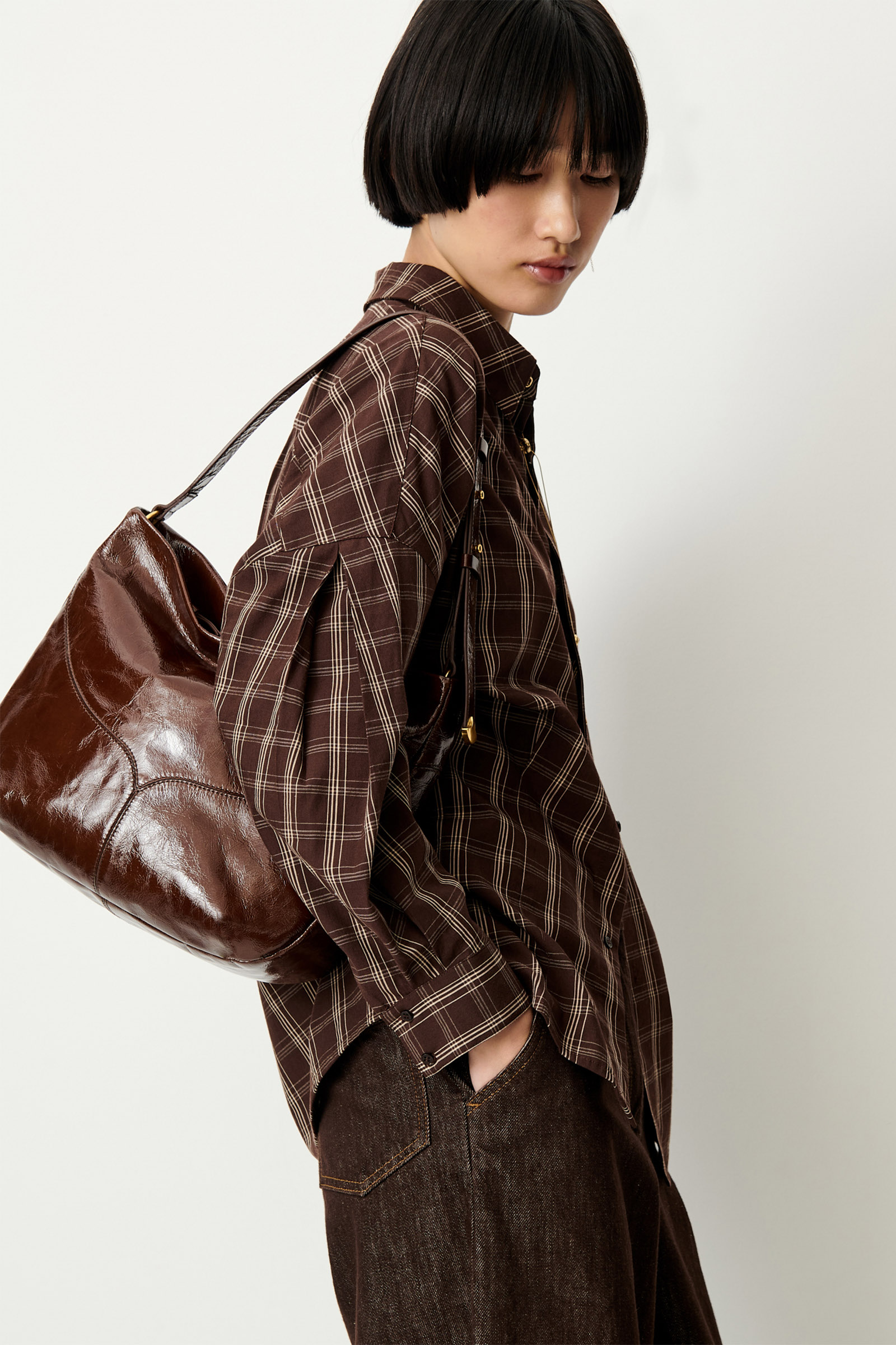 Sessun Booklyn Darted Shirt Mokalatte