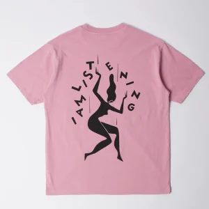 By Parra Not Listening T-shirt Pink