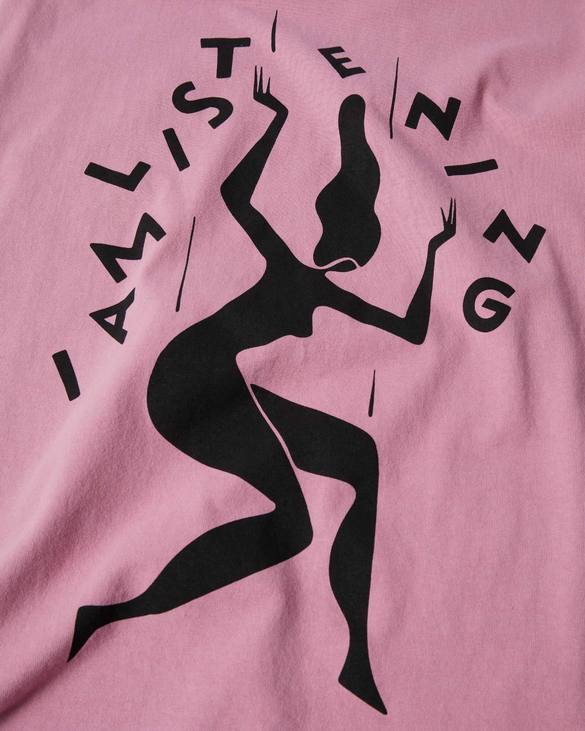 By Parra Not Listening T-shirt Pink