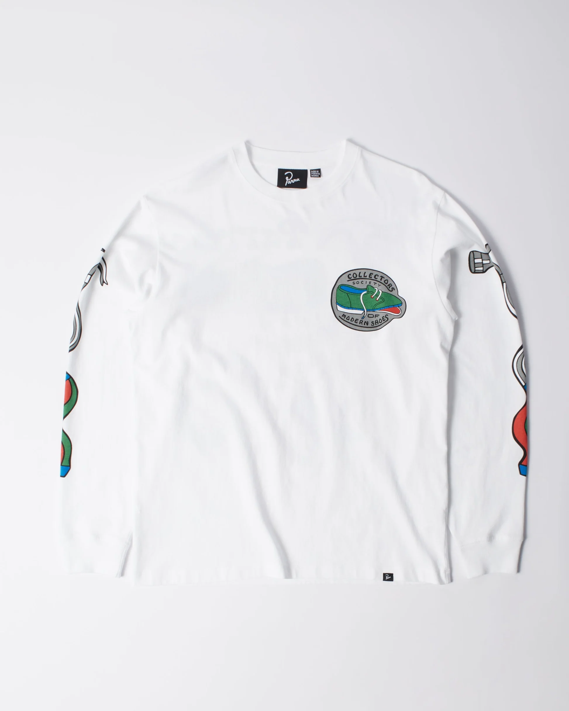 By Parra Bike Hammer Long Sleeve T-shirt White