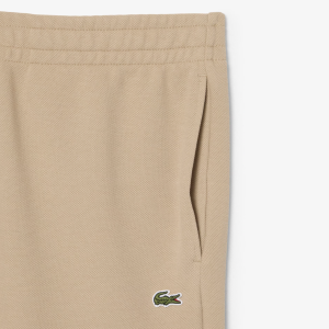 Lacoste Track Pant Piqué de Coton Beige
