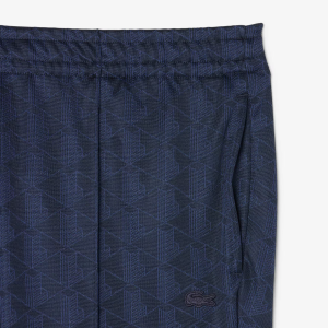 Lacoste Track Pant Monogramme Bleu