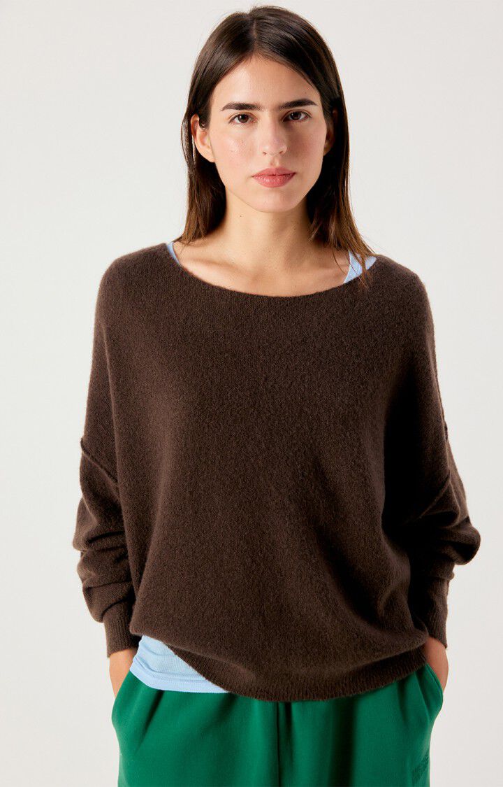 AMV Damsville Pull Brune Chiné