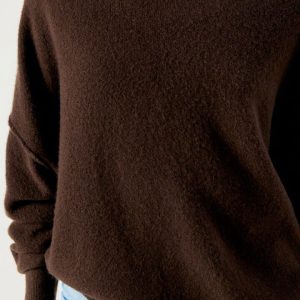 AMV Damsville Pull Brune Chiné