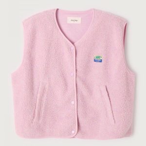 Hoktown veste sans manche dragée chiné