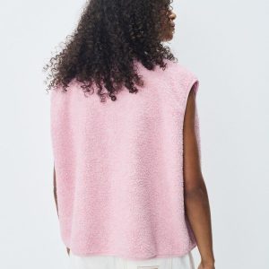 Hoktown veste sans manche dragée chiné