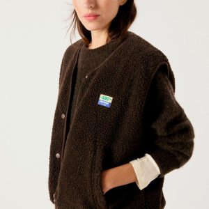 AMV Hoktown gilet Marronier chiné
