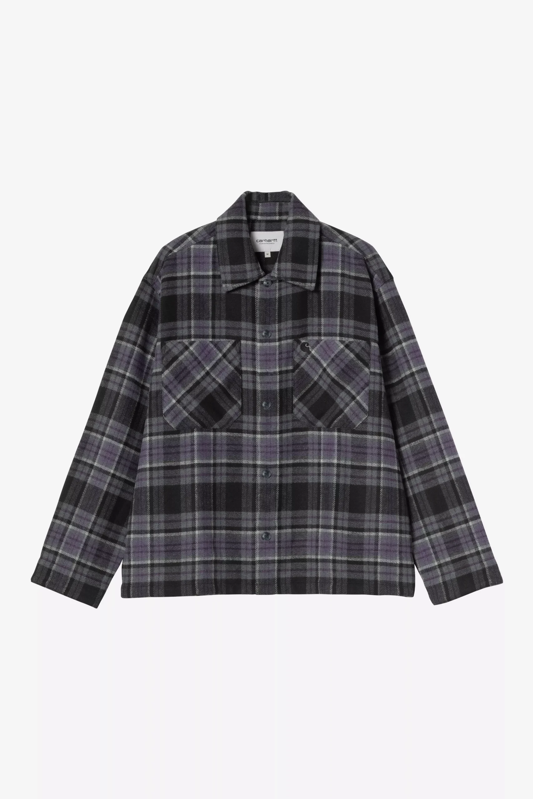 Carhartt Wip Parson Shirt Parson Check Shady Purple