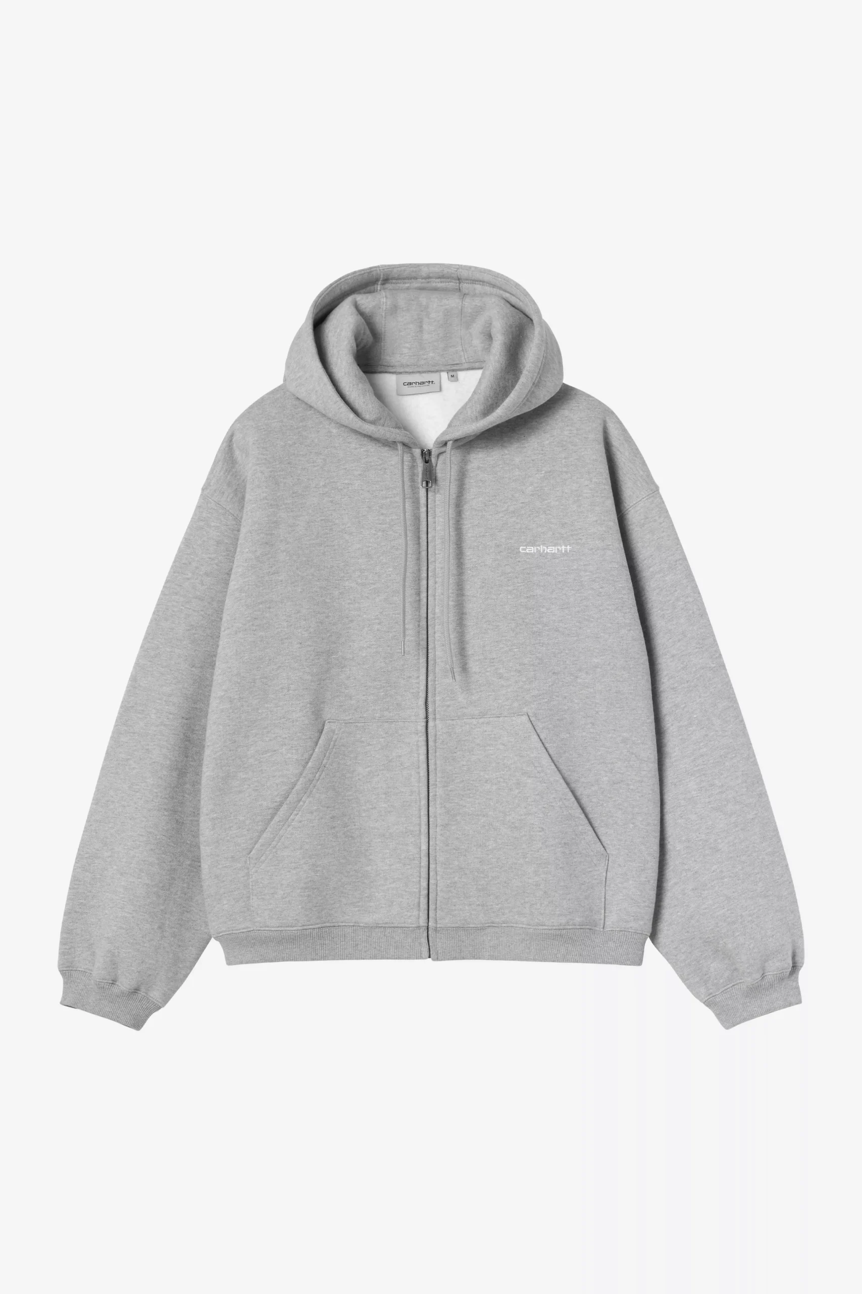 Carhartt Wip Hooded Ebbert Jacket Grey Heather White