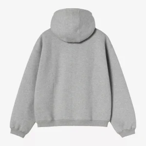 Carhartt Wip Hooded Ebbert Jacket Grey Heather White