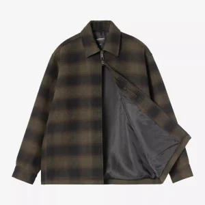 Carhartt Wip Alton Jacket Alton Check Cypress