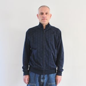 Lacoste Veste Survet Monogramme Bleu Marine