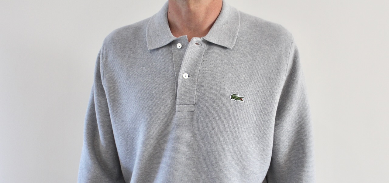 Lacoste Polo Maille Manches Longues Sweaters Gris Chiné