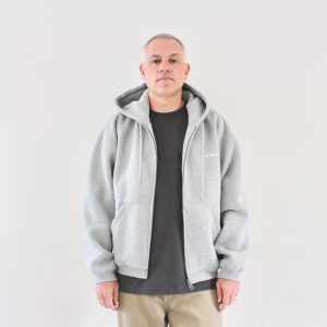 Carhartt Wip Hooded Ebbert Jacket Grey Heather White