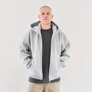 Carhartt Wip Hooded Ebbert Jacket Grey Heather White