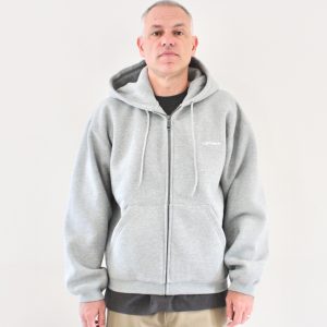 Carhartt Wip Hooded Ebbert Jacket Grey Heather White
