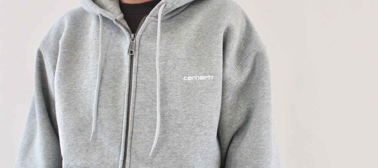 Carhartt Wip Hooded Ebbert Jacket Grey Heather White