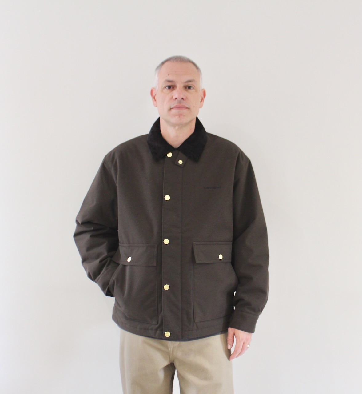 Carhartt Wip Quentin Jacket Tobacco Black