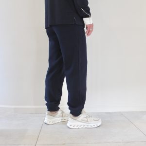 Lacoste Track Pant Piqué de Coton Bleu Marine