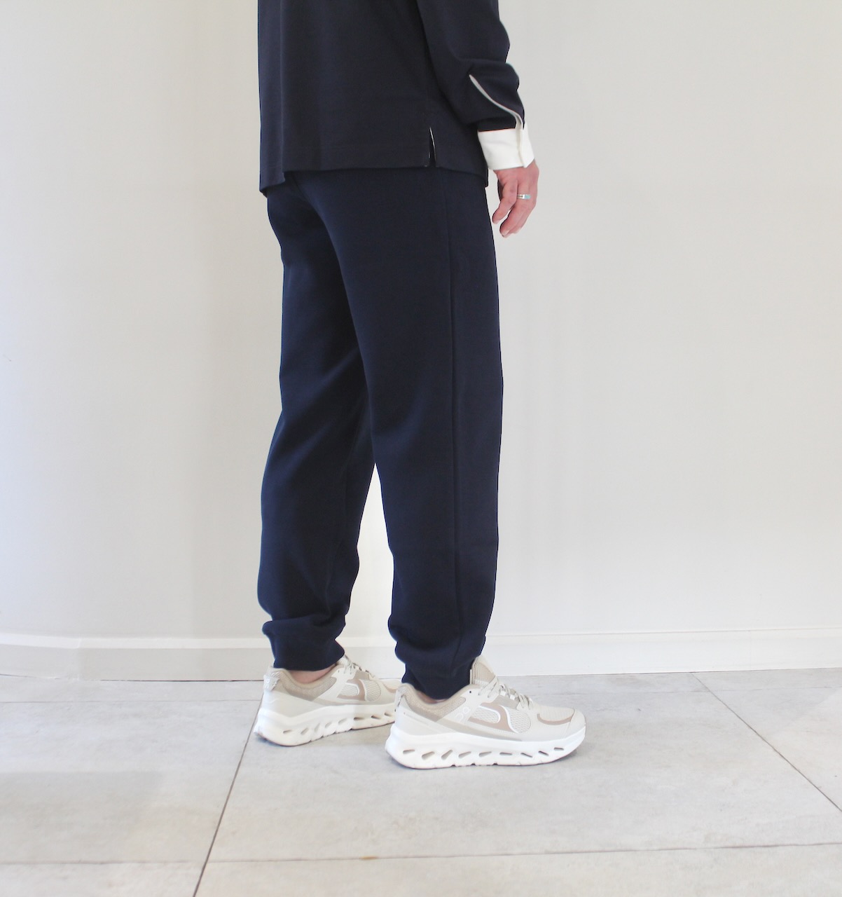 Lacoste Track Pant Piqué de Coton Bleu Marine