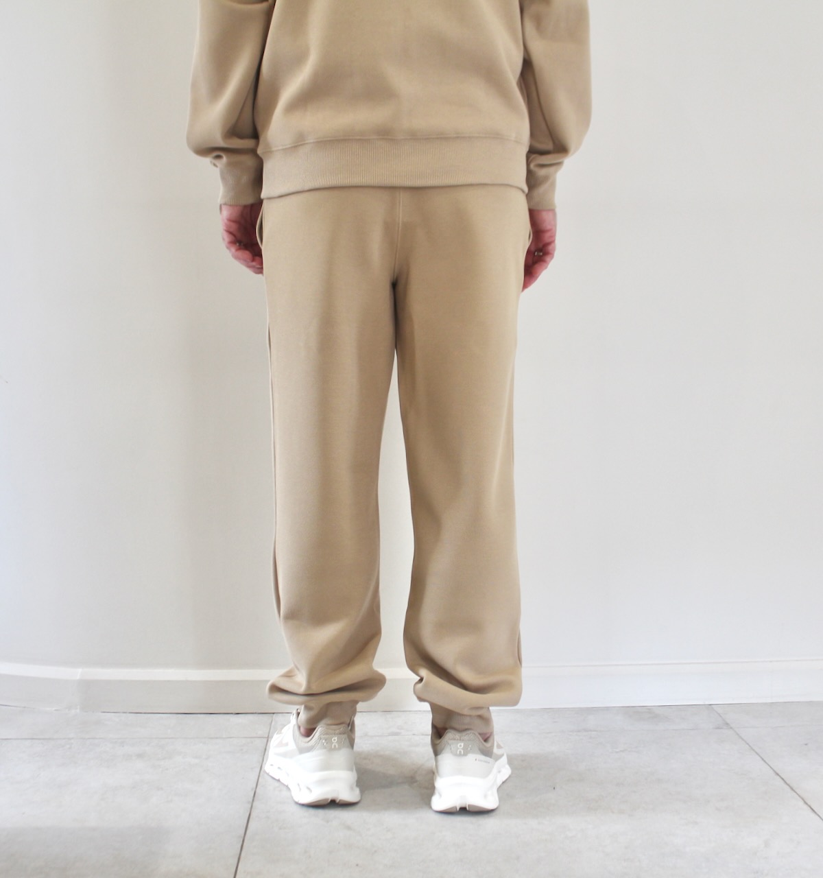 Lacoste Track Pant Piqué de Coton Beige