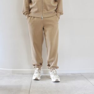 Lacoste Track Pant Piqué de Coton Beige