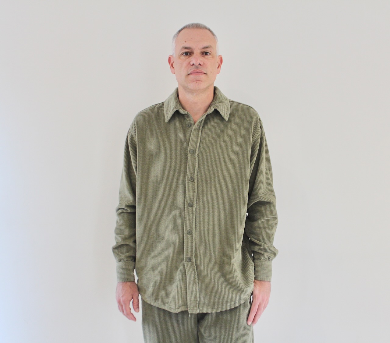 AMV Padow Chemise Velours Vintage Clay