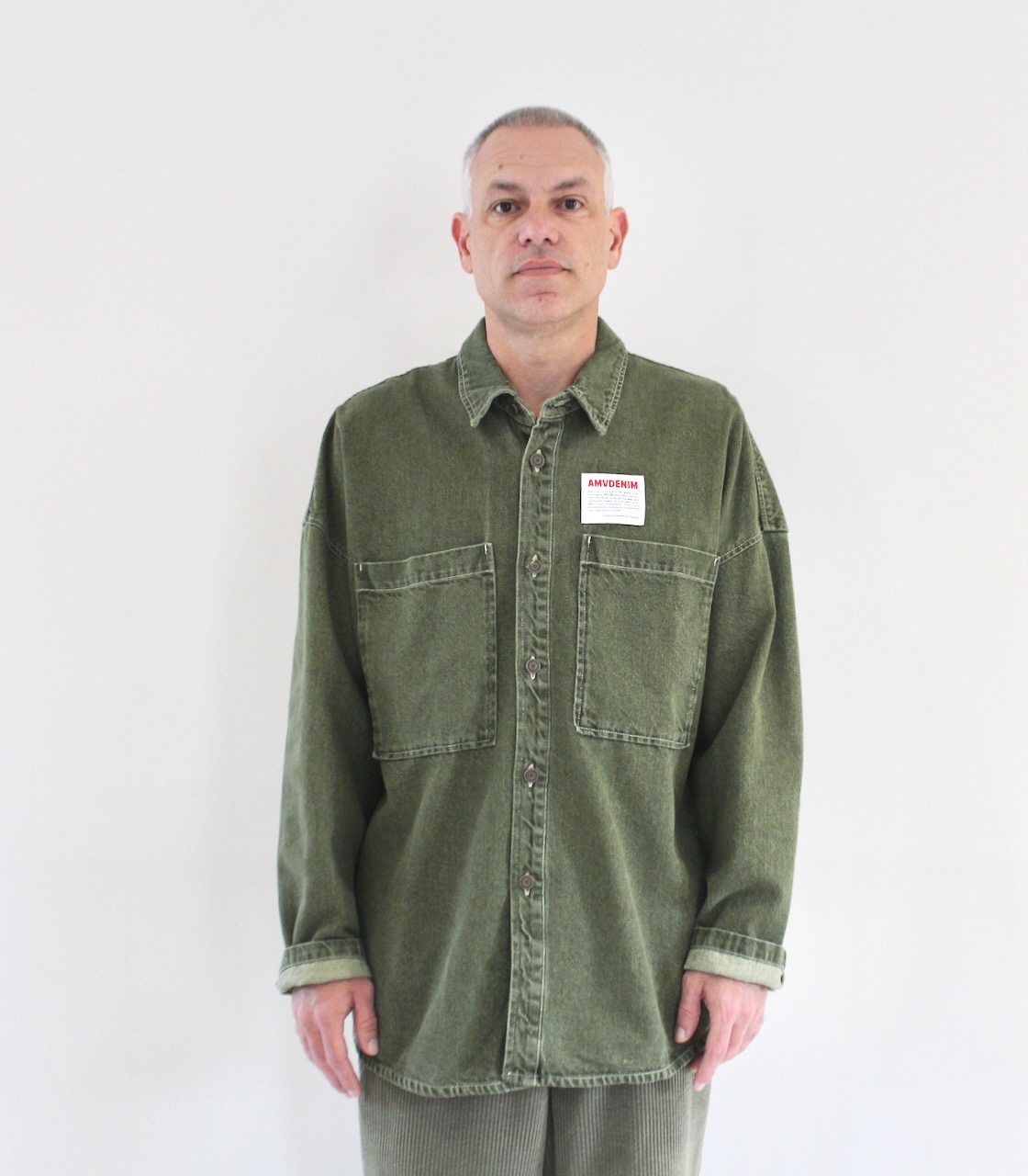 AMV Uzatown Sur-chemise Kaki