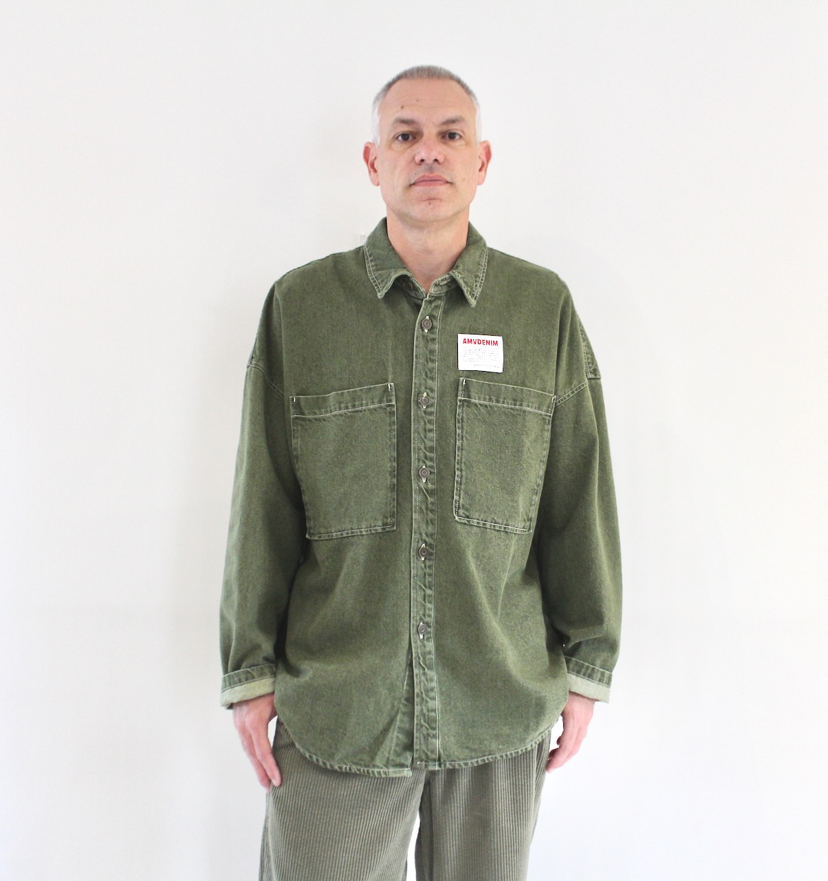AMV Uzatown Sur-chemise Kaki