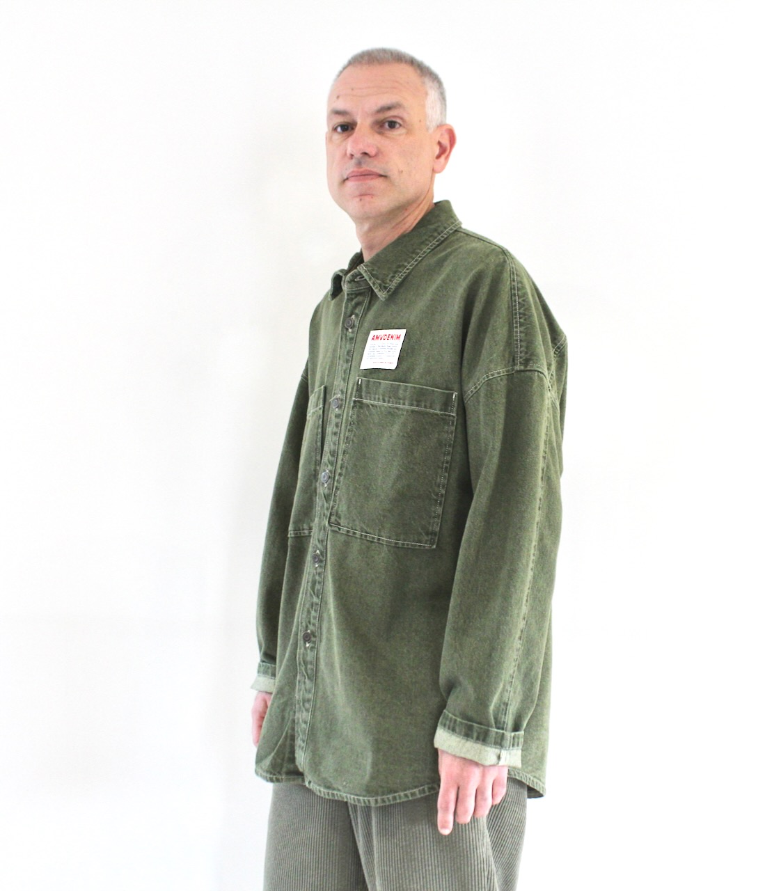 AMV Uzatown Sur-chemise Kaki