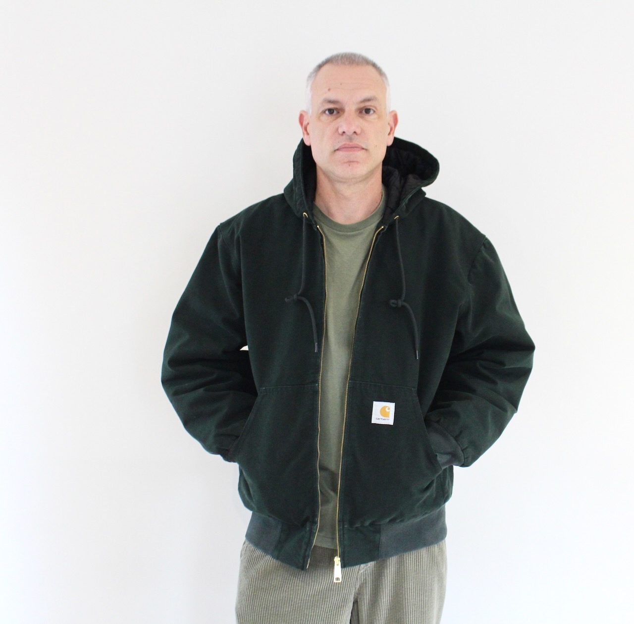 Carhartt Wip OG Active Jacket Raven Stone Canvas