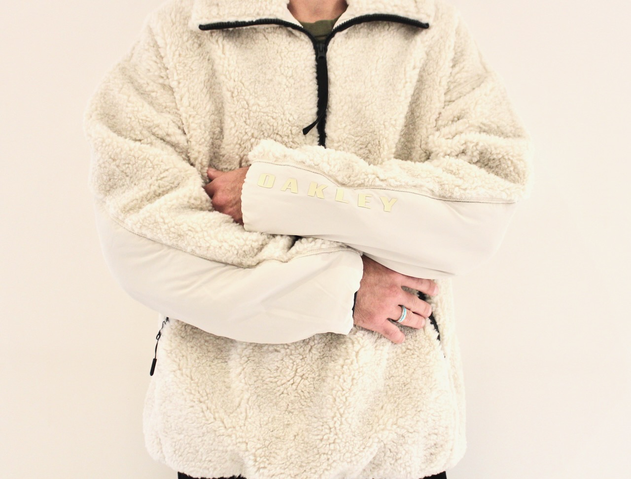 Oakley Snowdrift Quarter Zip Sherpa Mist
