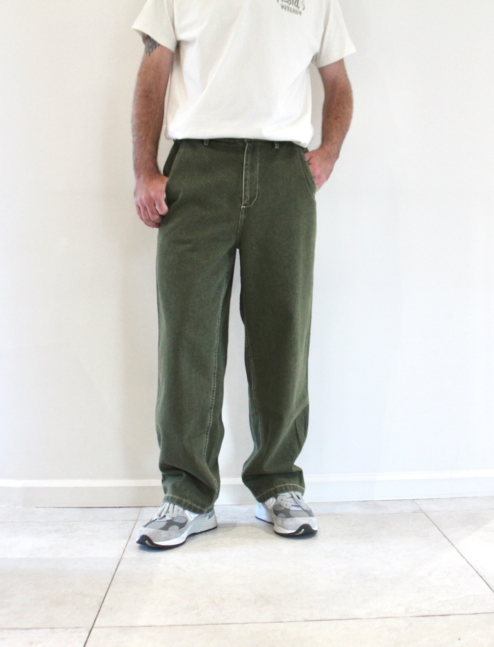 AMV Uzatown Pant straight Kaki