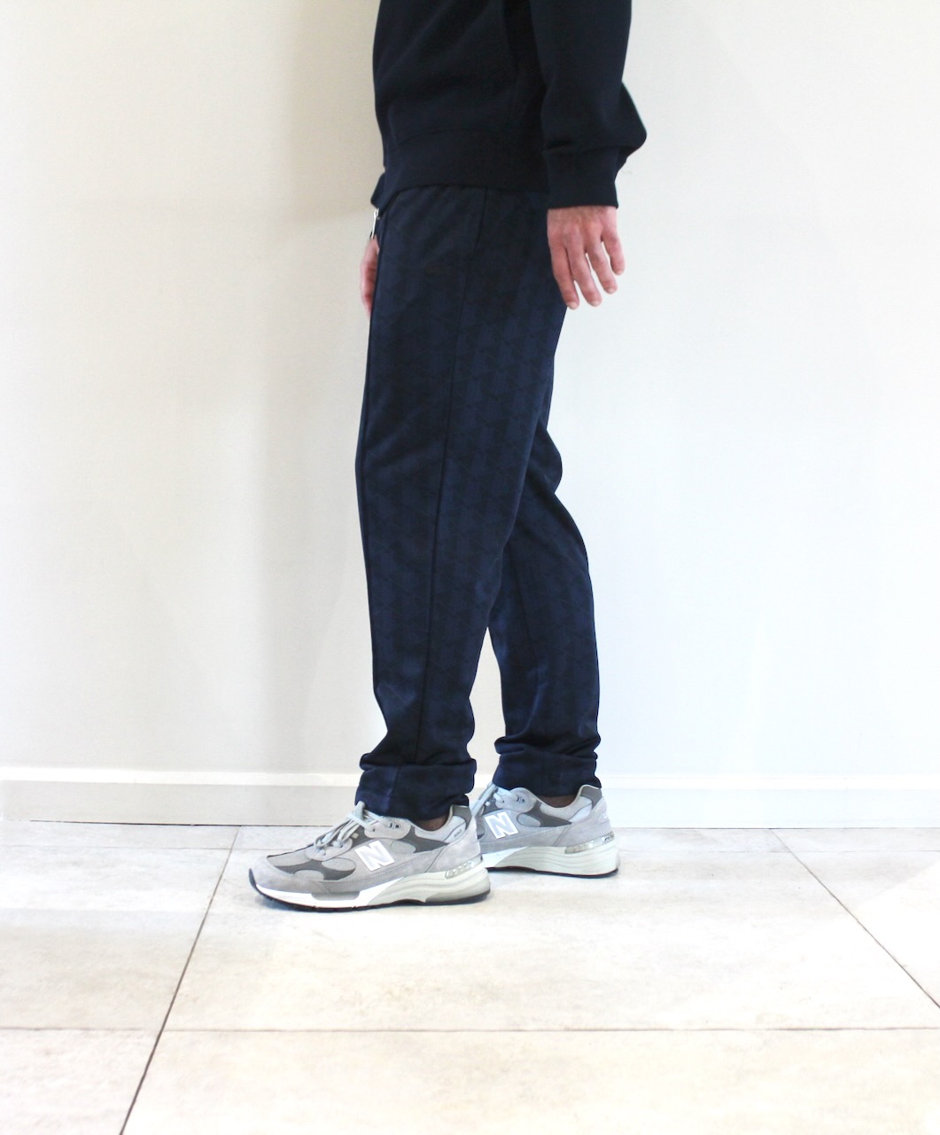 Lacoste Track Pant Monogramme Bleu